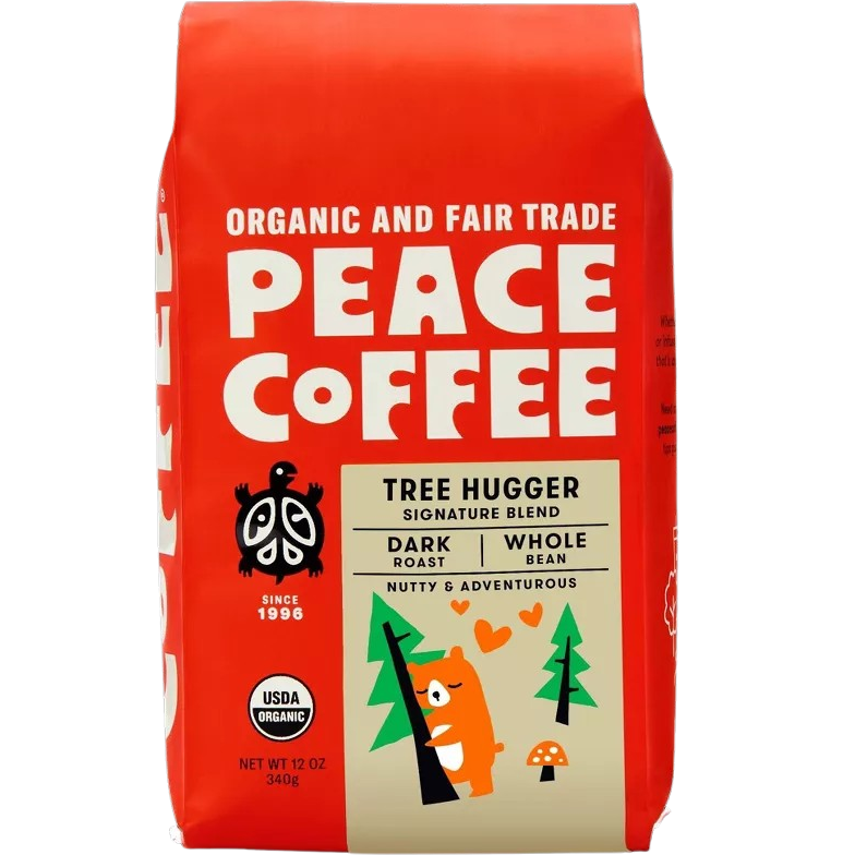 Organic Tree Hugger Whole Bean Dark Roast Coffee
