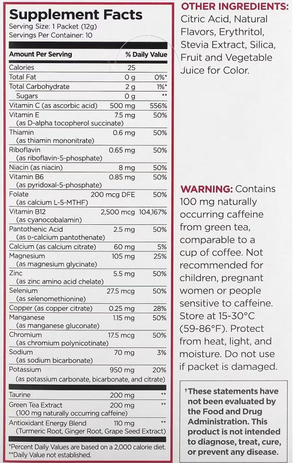 Berry Boost Antioxidant Energy Mix (10 CT)