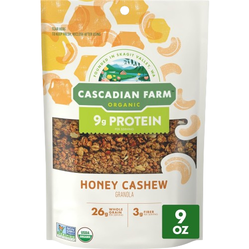 Organic Honey Cashew Protein Granola