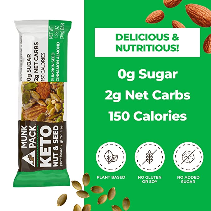 Cinnamon Almond Pumpkin Seed Bar (12 Pack)