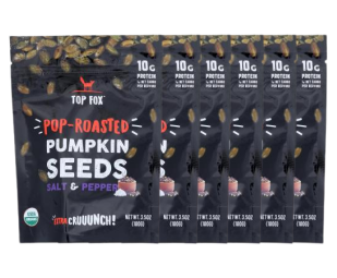 Salt And Pepper Roasted Pumpkin Seeds (6 Pack Case)