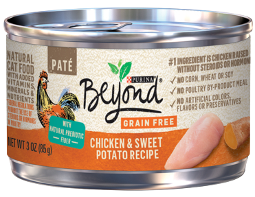 Grain Free Chicken & Sweet Potato Pate Cat Food (12 Pack)