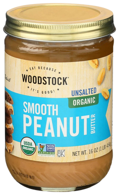 Organic Peanut Butter Smooth Unsalted