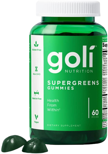 Mixed Berry Super Green Gummies 60 Ct