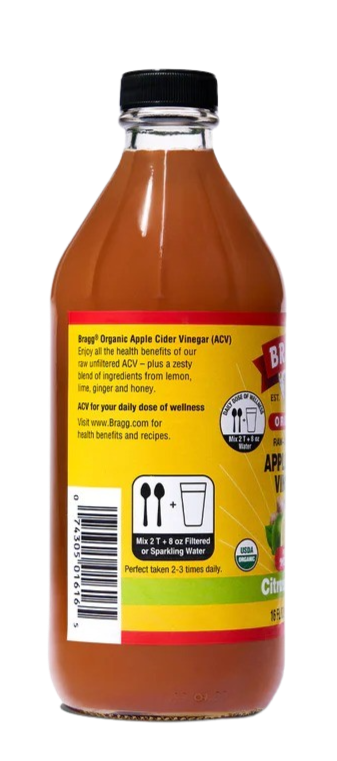 Organic Apple Cider Vinegar Citrus Ginger