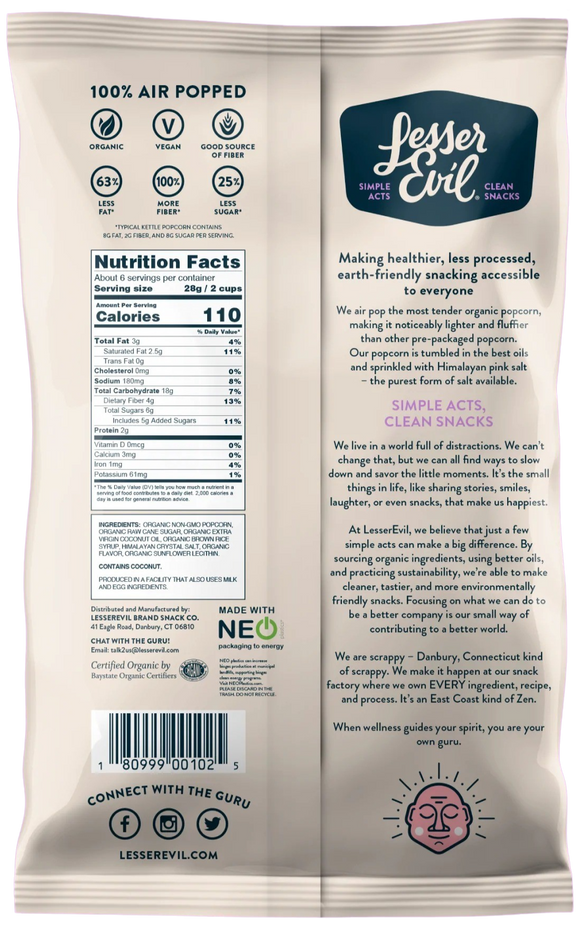 Organic Himalayan Sweet Popcorn