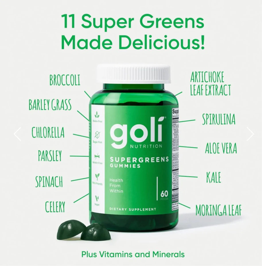 Fruit Blend Super Greens Gummies 60 Ct