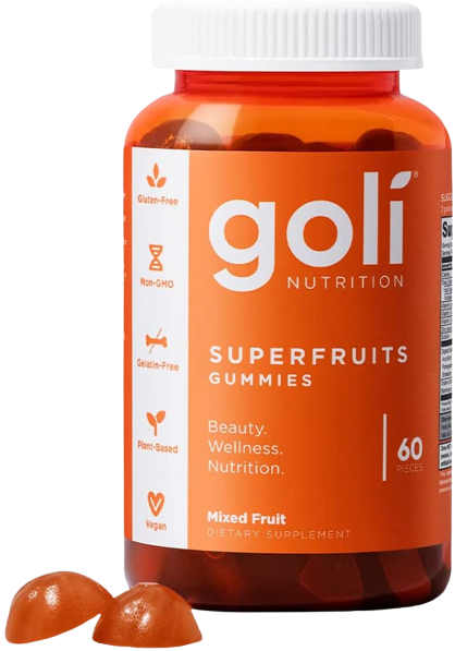Mixed Fruit Super Fruits Gummies 60 Ct
