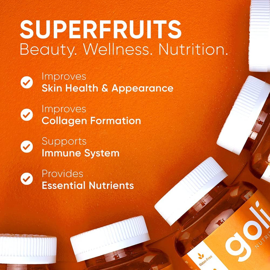 Mixed Fruit Super Fruits Gummies 60 Ct