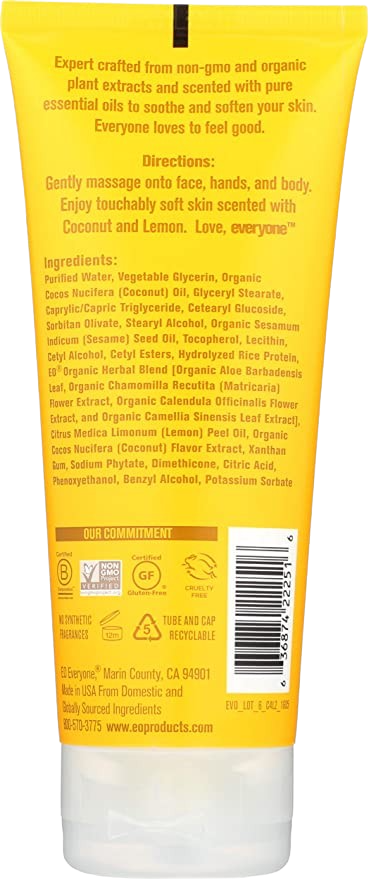 Coconut Lemon Lotion