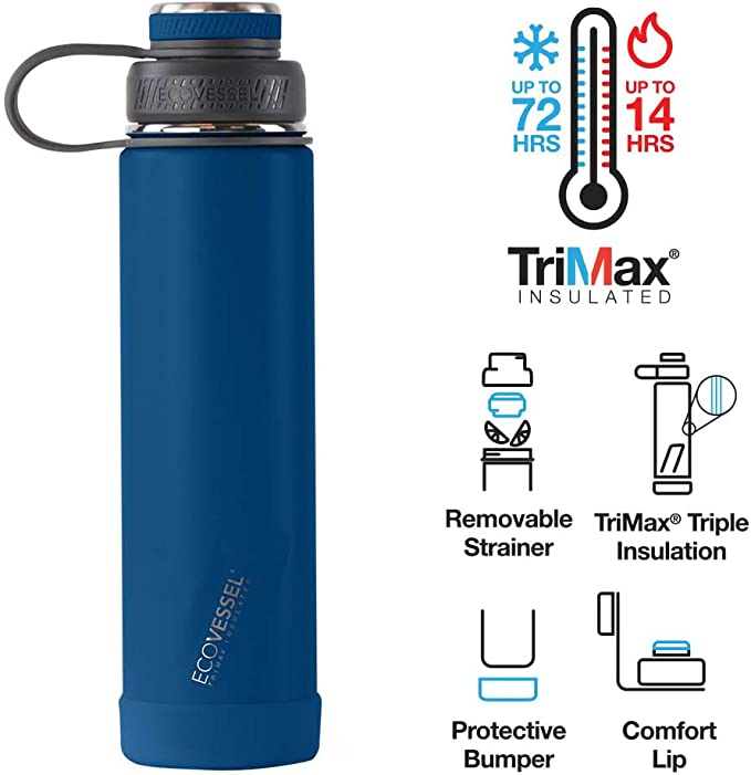 Boulder Green Insulated Water Bottle