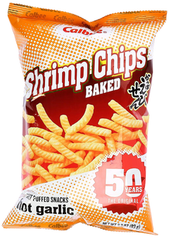 Baked Hot Garlic Shrimp Chips