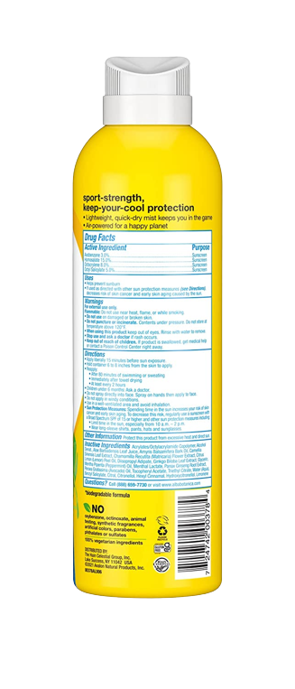 Cool Sport Sunscreen Spray SPF 50