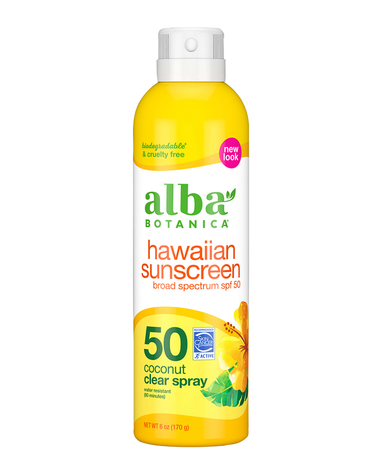 Hawaiian Coconut Clear Spray Sunscreen Spf 50