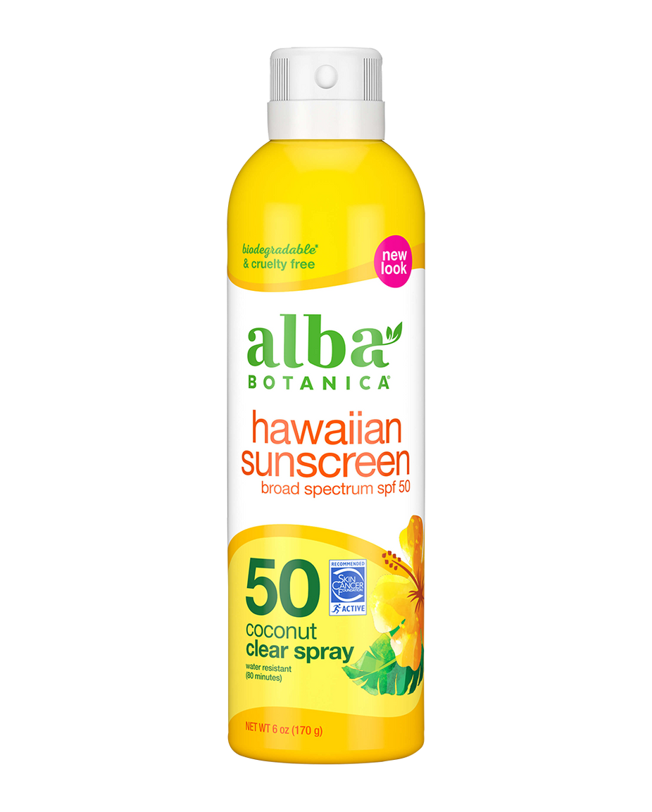 Hawaiian Coconut Clear Spray Sunscreen Spf 50