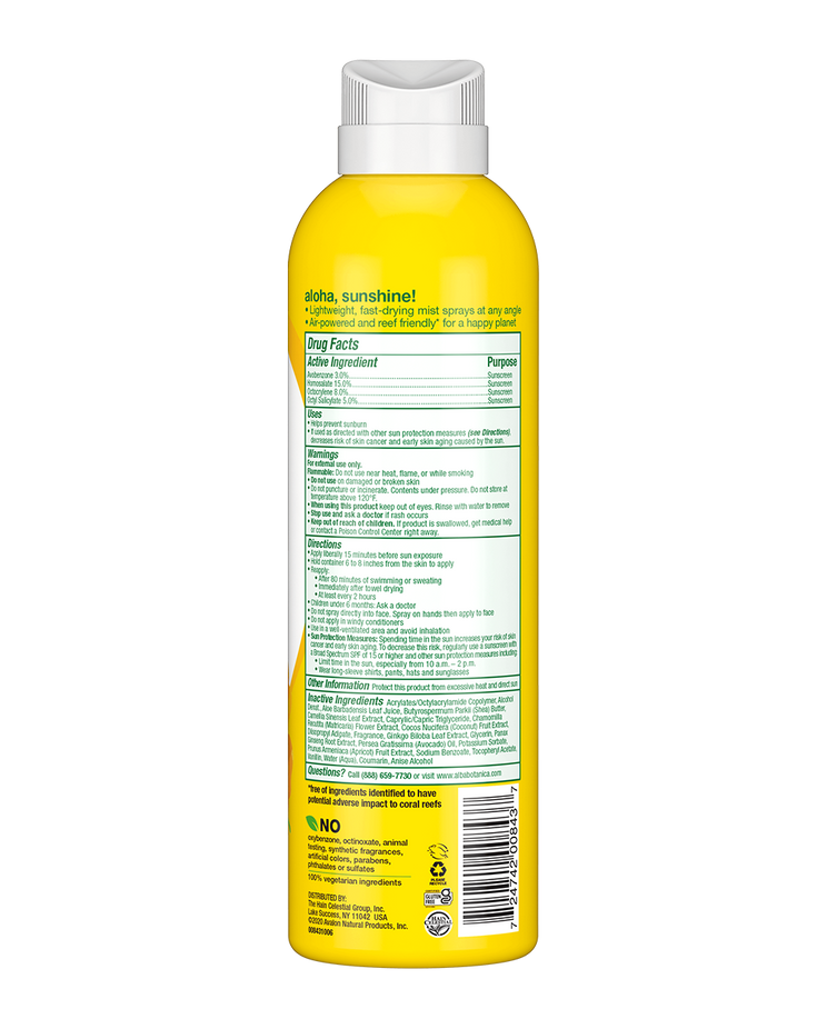 Hawaiian Coconut Clear Spray Sunscreen Spf 50