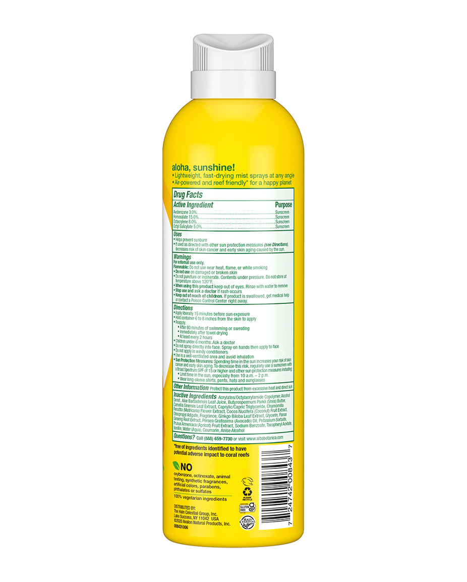 Hawaiian Coconut Clear Spray Sunscreen Spf 50