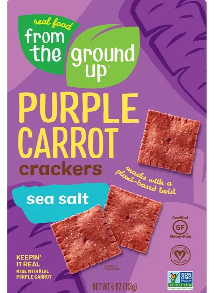 Purple Carrot Crackers Sea Salt