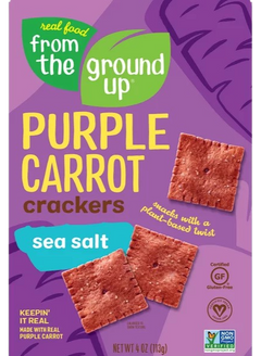 Purple Carrot Crackers Sea Salt