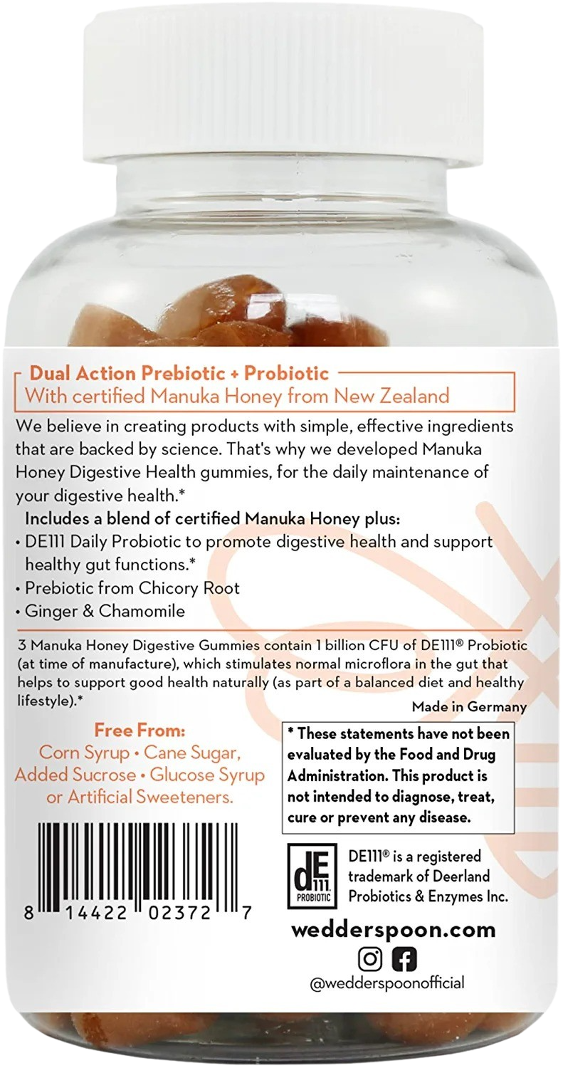 Manuka Honey Tropical Digestive Gummies