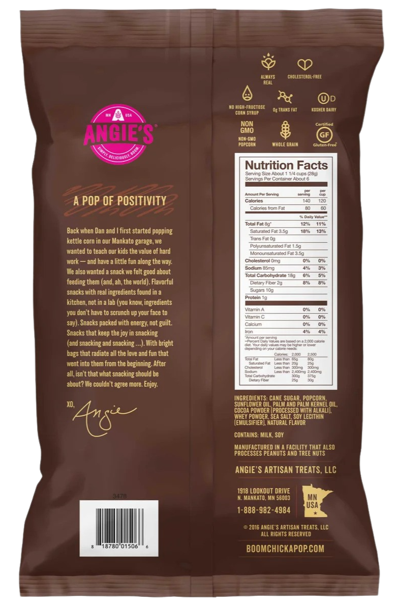 Dark Chocolate Sea Salt Kettle Corn