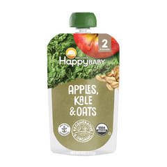 Apple Kale & Oat Stage 2 Baby Food Pouches