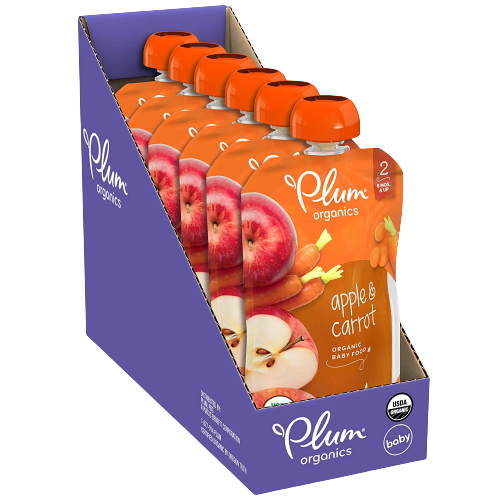 Organic Apple Carrot Baby Food (6 Pack Case)