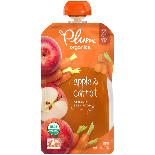 Organic Apple Carrot Baby Food (6 Pack Case)