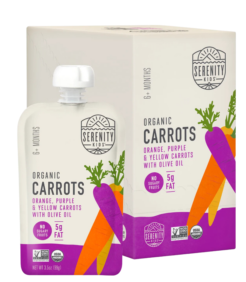 Organic Carrot Veggie Puree Baby Food (6 Pack)