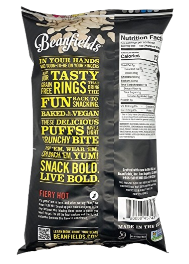 Hot Fiery Bean Grain-Free Rings