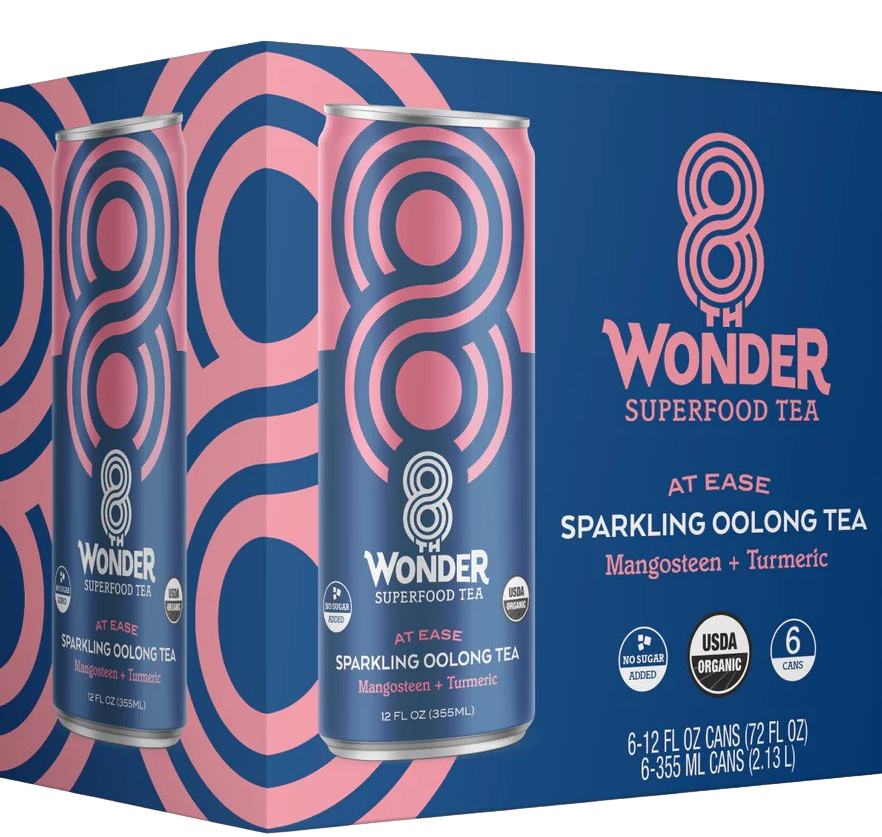 Sparkling Oolong Tea Mangosteen + Turmeric (6 Pack)