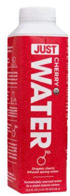 Organic Cherry Infused Spring Water (12 Pack)