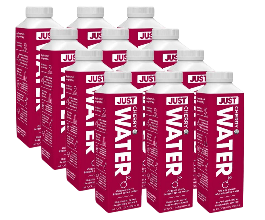 Organic Cherry Infused Spring Water (12 Pack)