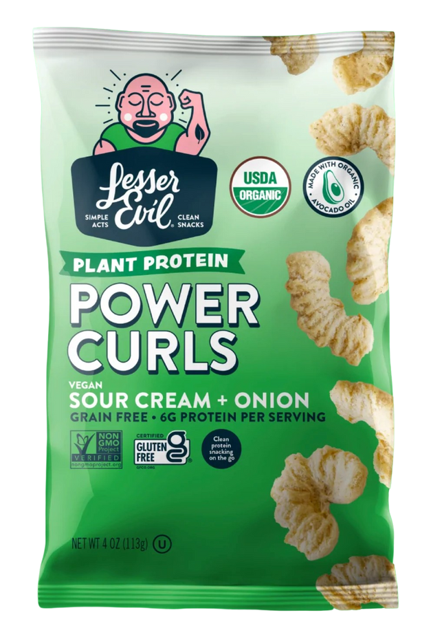 New Sour Cream & Onion Plant-Based Power Curls