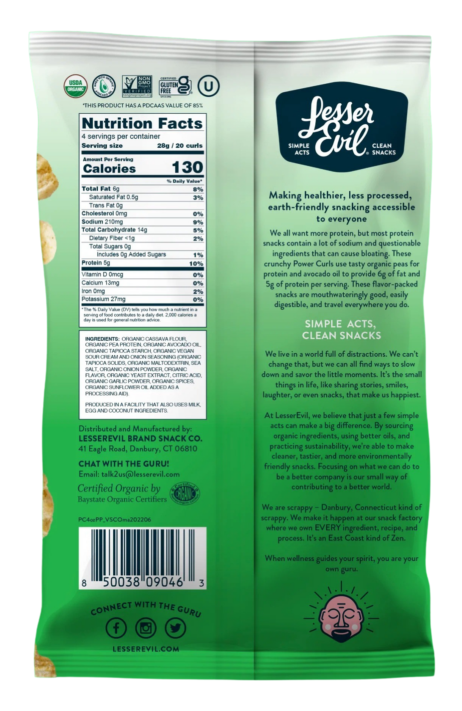 New Sour Cream & Onion Plant-Based Power Curls