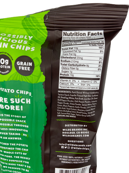 Chili Lime Verde Pork Chips