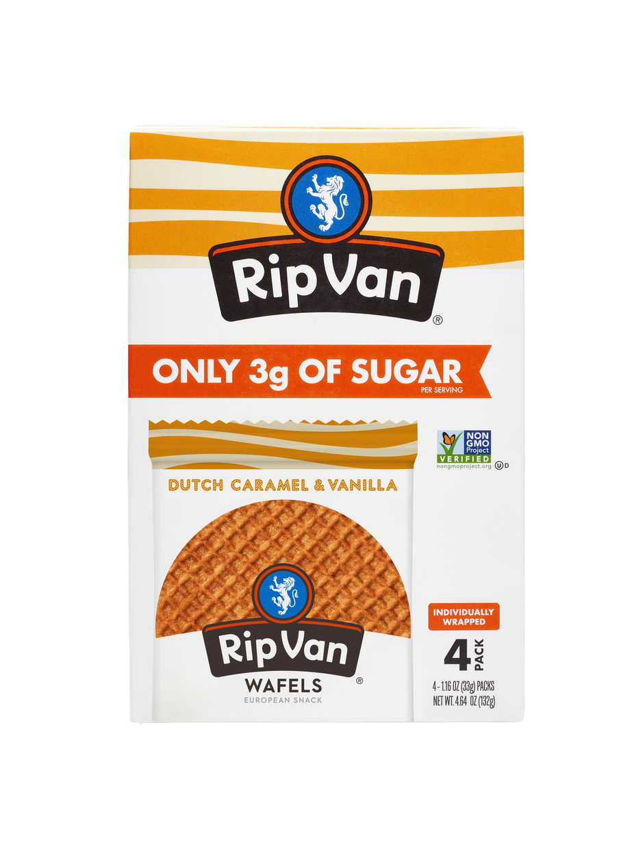 Rip Van Wafels Chocolate Brownie Stroopwafels (4Pack)