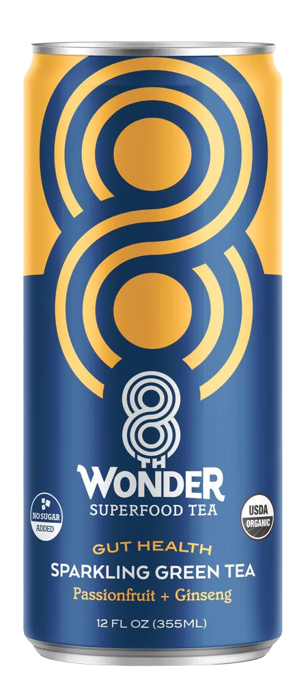 Sparkling Green Tea Passionfruit + Ginseng (6 Pack)