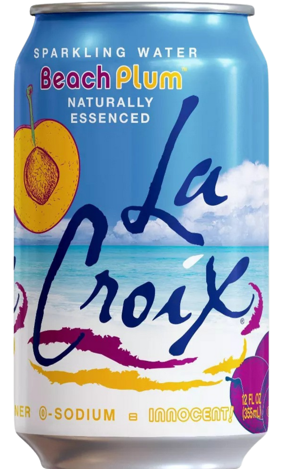 Beach Plum Water Sparkling (8 Pack)