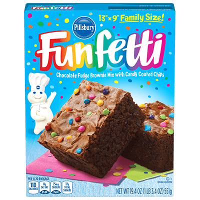Funfetti Fudge Brownie Mix