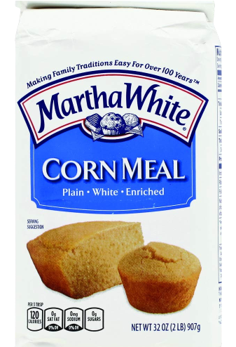 Plain White Enriched Cornmeal