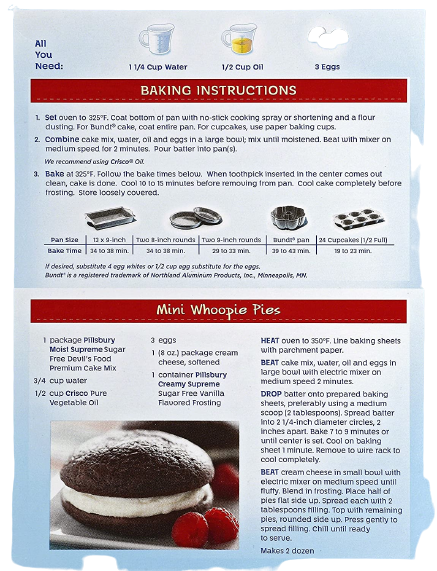 Sugar Free Devil's Food Cake Mix