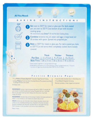 Dark Chocolate Brownie Mix