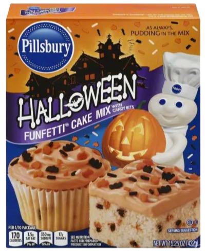 Funfetti Halloween Cake