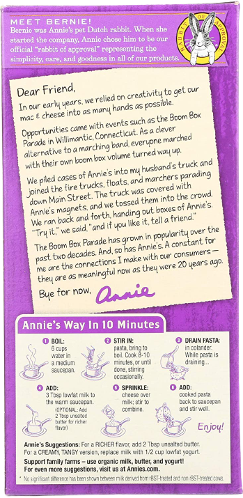 Mac & Cheese Shells & White Cheddar