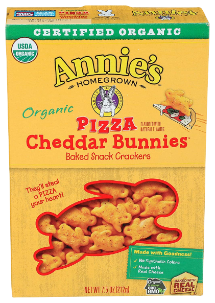Organic Pizza Cheddar Bunnies