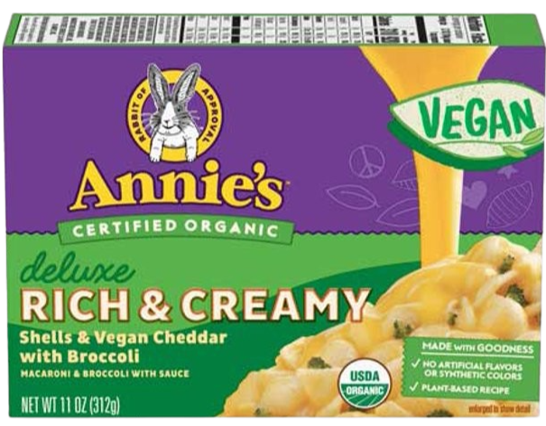 Organic Vegan Deluxe Cheddar And Broccoli Macaroni