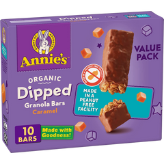 Organic Caramel Dipped Granola Bars (10 Count)