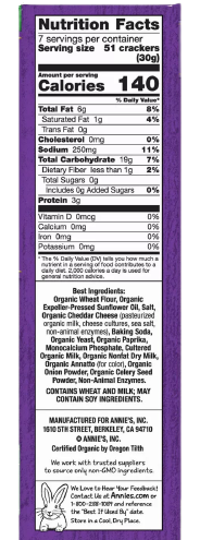 Crackers Cheddar Bunnies