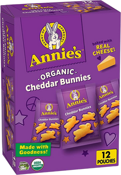Cheddar Bunnies Snack Crackers (12 Pouches)